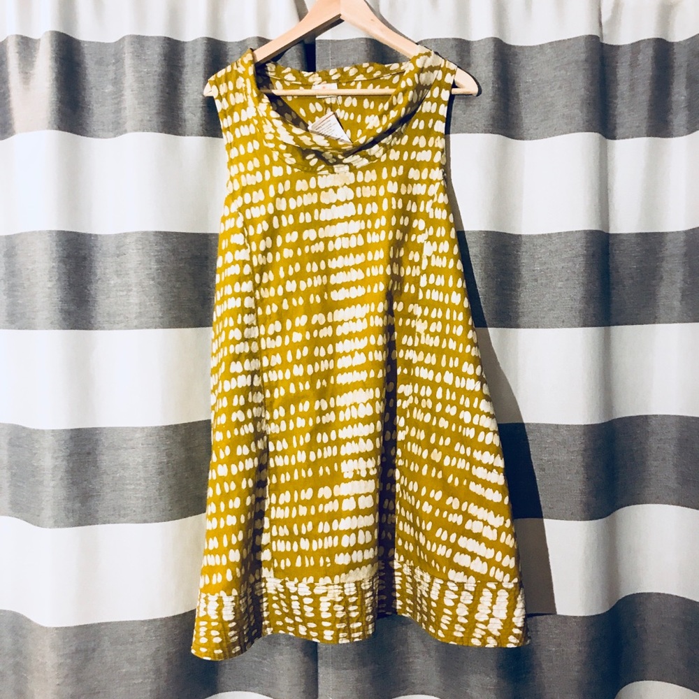 Versatile mustard yellow tunic/dress
